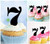 TA1278 ラッキーナンバー7 Lucky Number 7 アクリル製 カップケーキトッパー ケーキトッパー ケーキスティック 結婚式　誕生日　パーティー　装飾用品　アクセサリー　10本