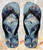 FA0319 ブルーマーブルグラフィックプリント Blue Marble Texture Graphic Printed 夏サンダル ビーチサンダル  メンズ レディース ユニセックス