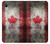 S2490 カナダメープルリーフ旗 Canada Maple Leaf Flag Texture iPhone XR バックケース、フリップケース・カバー