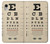 S2502 目の検査図ポスター Eye Exam Chart Decorative Decoupage Poster iPhone XR バックケース、フリップケース・カバー