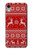 S2835 クリスマス トナカイ パターン Christmas Reindeer Knitted Pattern iPhone XR バックケース、フリップケース・カバー