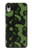 S2877 グリーンスネークスキン グラフィックプリント Green Snake Skin Graphic Printed iPhone XR バックケース、フリップケース・カバー