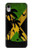 S2975 ジャマイカサッカー Jamaica Football Soccer Flag iPhone XR バックケース、フリップケース・カバー