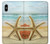 S1117 ビーチのヒトデ Starfish on the Beach iPhone X, iPhone XS バックケース、フリップケース・カバー