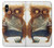 S1133 目を覚ますフクロウ Wake up Owl iPhone X, iPhone XS バックケース、フリップケース・カバー