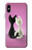 S1832 猫を愛します Love Cat iPhone X, iPhone XS バックケース、フリップケース・カバー