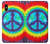 S1870 絞り染め 平和 Tie Dye Peace iPhone X, iPhone XS バックケース、フリップケース・カバー