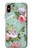 S2178 花アートの絵画 Flower Floral Art Painting iPhone X, iPhone XS バックケース、フリップケース・カバー
