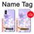 S2361 紫の花 Purple White Flowers iPhone X, iPhone XS バックケース、フリップケース・カバー