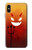S2454 可愛い赤い小悪魔漫画 Red Cute Little Devil Cartoon iPhone X, iPhone XS バックケース、フリップケース・カバー