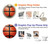 S2538 バスケットボール Basketball iPhone X, iPhone XS バックケース、フリップケース・カバー