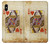 S2833 ポーカーカード ハートの女王 Poker Card Queen Hearts iPhone X, iPhone XS バックケース、フリップケース・カバー