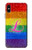 S2900 レインボーLGBTレズビアンプライド旗 Rainbow LGBT Lesbian Pride Flag iPhone X, iPhone XS バックケース、フリップケース・カバー