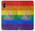 S2900 レインボーLGBTレズビアンプライド旗 Rainbow LGBT Lesbian Pride Flag iPhone X, iPhone XS バックケース、フリップケース・カバー