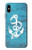 S3053 マリンアンカー Marine Anchor Blue iPhone X, iPhone XS バックケース、フリップケース・カバー