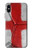 S3316 イングランドの旗ビンテージフットボールのグラフィック England Flag Vintage Football Graphic iPhone X, iPhone XS バックケース、フリップケース・カバー