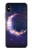 S3324 彎月・月・ギャラクシー Crescent Moon Galaxy iPhone X, iPhone XS バックケース、フリップケース・カバー