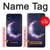 S3324 彎月・月・ギャラクシー Crescent Moon Galaxy iPhone X, iPhone XS バックケース、フリップケース・カバー