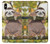 S3138 かわいいナマケモノ  Cute Baby Sloth Paint iPhone XS Max バックケース、フリップケース・カバー