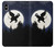 S3323 飛び象満月の夜 Flying Elephant Full Moon Night iPhone XS Max バックケース、フリップケース・カバー