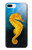 S2444 タツノオトシゴ 深い青色の海 Seahorse Underwater World iPhone 7 Plus, iPhone 8 Plus バックケース、フリップケース・カバー
