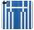 S3102 ギリシャの国旗 Flag of Greece iPhone 7 Plus, iPhone 8 Plus バックケース、フリップケース・カバー