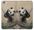 S2210 パンダふわふわアートの絵画 Panda Fluffy Art Painting iPhone 6 6S バックケース、フリップケース・カバー