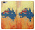 S2494 オーストラリア国旗地図ロックテクスチャ Australia Flag Map Rock Texture iPhone 6 6S バックケース、フリップケース・カバー