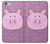 S3269 豚の漫画 Pig Cartoon iPhone 6 6S バックケース、フリップケース・カバー