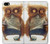 S1133 目を覚ますフクロウ Wake up Owl iPhone 5 5S SE バックケース、フリップケース・カバー