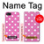 S2358 ピンクの水玉 Pink Polka Dots iPhone 5 5S SE バックケース、フリップケース・カバー