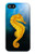 S2444 タツノオトシゴ 深い青色の海 Seahorse Underwater World iPhone 5 5S SE バックケース、フリップケース・カバー