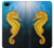 S2444 タツノオトシゴ 深い青色の海 Seahorse Underwater World iPhone 5 5S SE バックケース、フリップケース・カバー