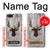S2505 トナカイ古い木材グラフィックプリント Reindeer Head Old Wood Texture Graphic Printed iPhone 5 5S SE バックケース、フリップケース・カバー
