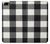 S2842 ブラックとホワイトバッファローチェック柄 Black and White Buffalo Check Pattern iPhone 5 5S SE バックケース、フリップケース・カバー