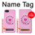S2847 ピンクロータリー電話 Pink Retro Rotary Phone iPhone 5 5S SE バックケース、フリップケース・カバー