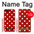 S2951 赤の水玉 Red Polka Dots iPhone 5 5S SE バックケース、フリップケース・カバー
