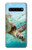 S1377 ウミガメ Ocean Sea Turtle Samsung Galaxy S10 5G バックケース、フリップケース・カバー