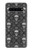 S2371 スカルヴィンテージモノクロのパターン Skull Vintage Monochrome Pattern Samsung Galaxy S10 5G バックケース、フリップケース・カバー