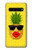 S2443 楽しい パイナップルサングラス 接吻 Funny Pineapple Sunglasses Kiss Samsung Galaxy S10 5G バックケース、フリップケース・カバー
