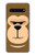 S2721 可愛い気難しい猿の漫画 Cute Grumpy Monkey Cartoon Samsung Galaxy S10 5G バックケース、フリップケース・カバー