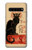 S2739 チャットノワール 黒猫 ヴィンテージ Chat Noir Black Cat Vintage Samsung Galaxy S10 5G バックケース、フリップケース・カバー