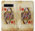 S2833 ポーカーカード ハートの女王 Poker Card Queen Hearts Samsung Galaxy S10 5G バックケース、フリップケース・カバー