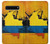 S2996 コロンビアサッカー Colombia Football Soccer Map Flag Samsung Galaxy S10 5G バックケース、フリップケース・カバー
