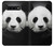 S1072 パンダ Panda Bear Samsung Galaxy S10 Plus バックケース、フリップケース・カバー
