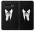 S1591 ブラックスーツで匿名の男 Anonymous Man in Black Suit Samsung Galaxy S10 Plus バックケース、フリップケース・カバー