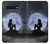 S2668 マーメイドシルエット月の夜 Mermaid Silhouette Moon Night Samsung Galaxy S10 Plus バックケース、フリップケース・カバー
