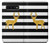 S2794 黒と白のストライプ 金の鹿 Black and White Striped Deer Gold Sparkles Samsung Galaxy S10 Plus バックケース、フリップケース・カバー