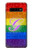 S2899 レインボーLGBTゲイプライド旗 Rainbow LGBT Gay Pride Flag Samsung Galaxy S10 Plus バックケース、フリップケース・カバー