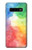 S2945 カラフル水彩 Colorful Watercolor Samsung Galaxy S10 Plus バックケース、フリップケース・カバー